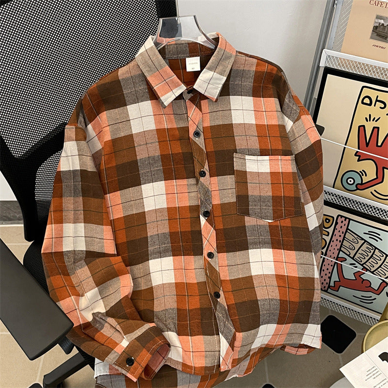 Retro Casual All-match Loose-fitting Couples Shirts