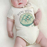 Pineapple Bread Printing Modeling Romper Ins