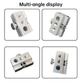 Quick-Slide Clip for IGT Camping Table, Aluminum Alloy Lamp Mount Base for Car Kitchen, Camping, Picnics, Parties