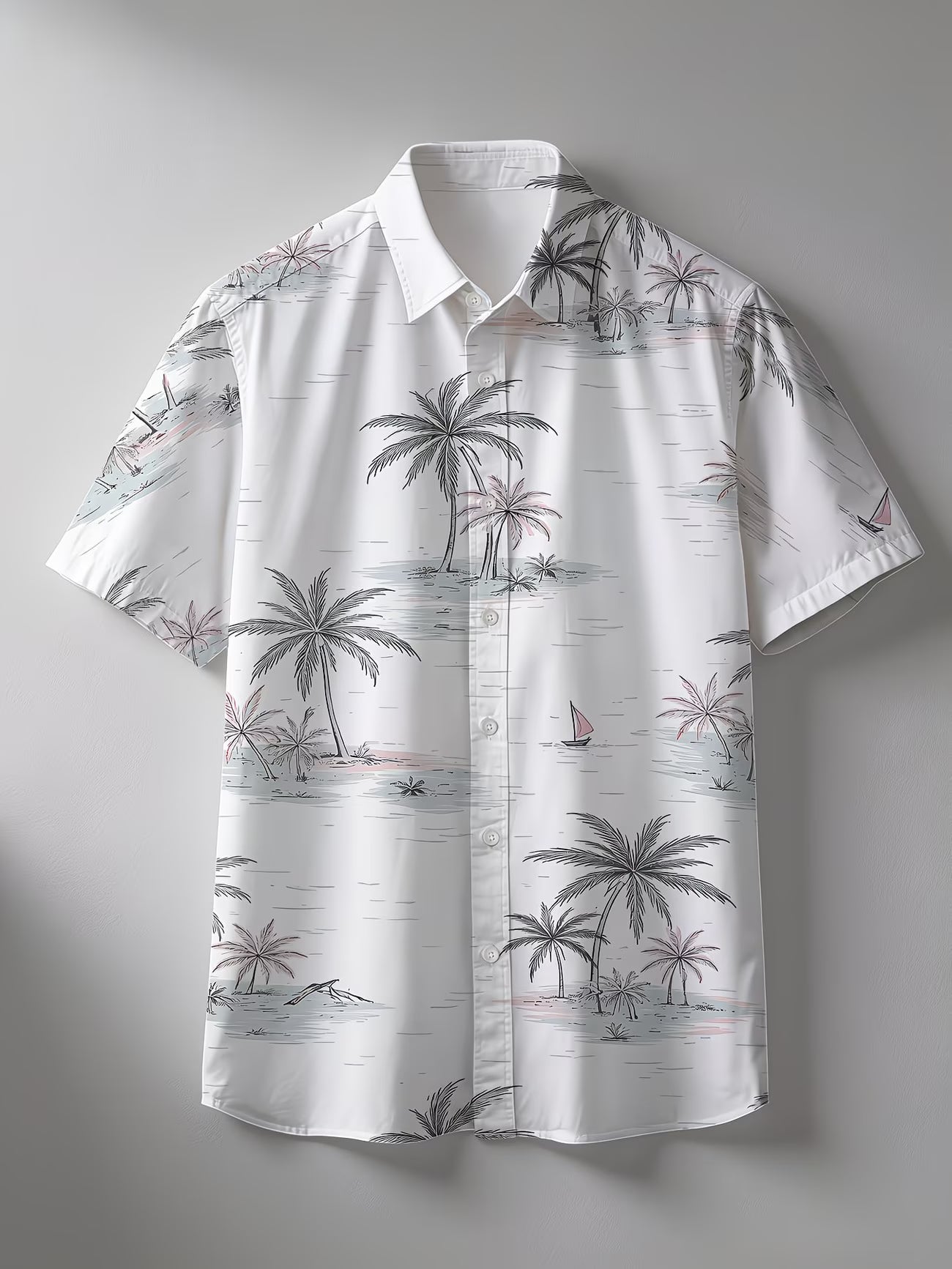 Men'S Short Sleeve Shirt, Hawaiian Style