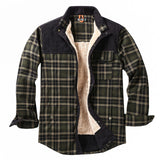 European-size Plaid Shirt Mens Outerwear