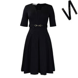 Women's Short-Sleeve Fashionable Elegant Dress