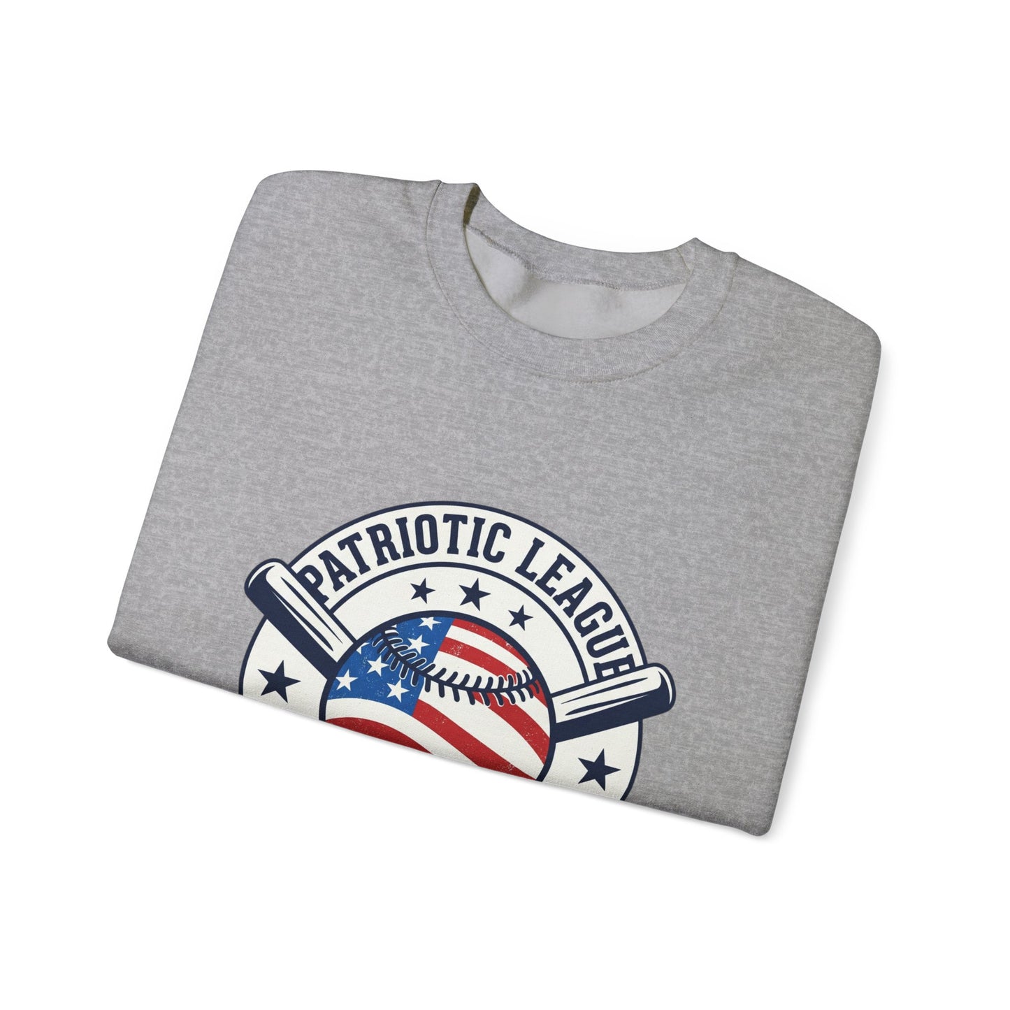 Patriotic Baseball Graphic Sweatshirt | vintage baseball graphic, red white blue shirt