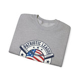 Patriotic Baseball Graphic Sweatshirt | vintage baseball graphic, red white blue shirt
