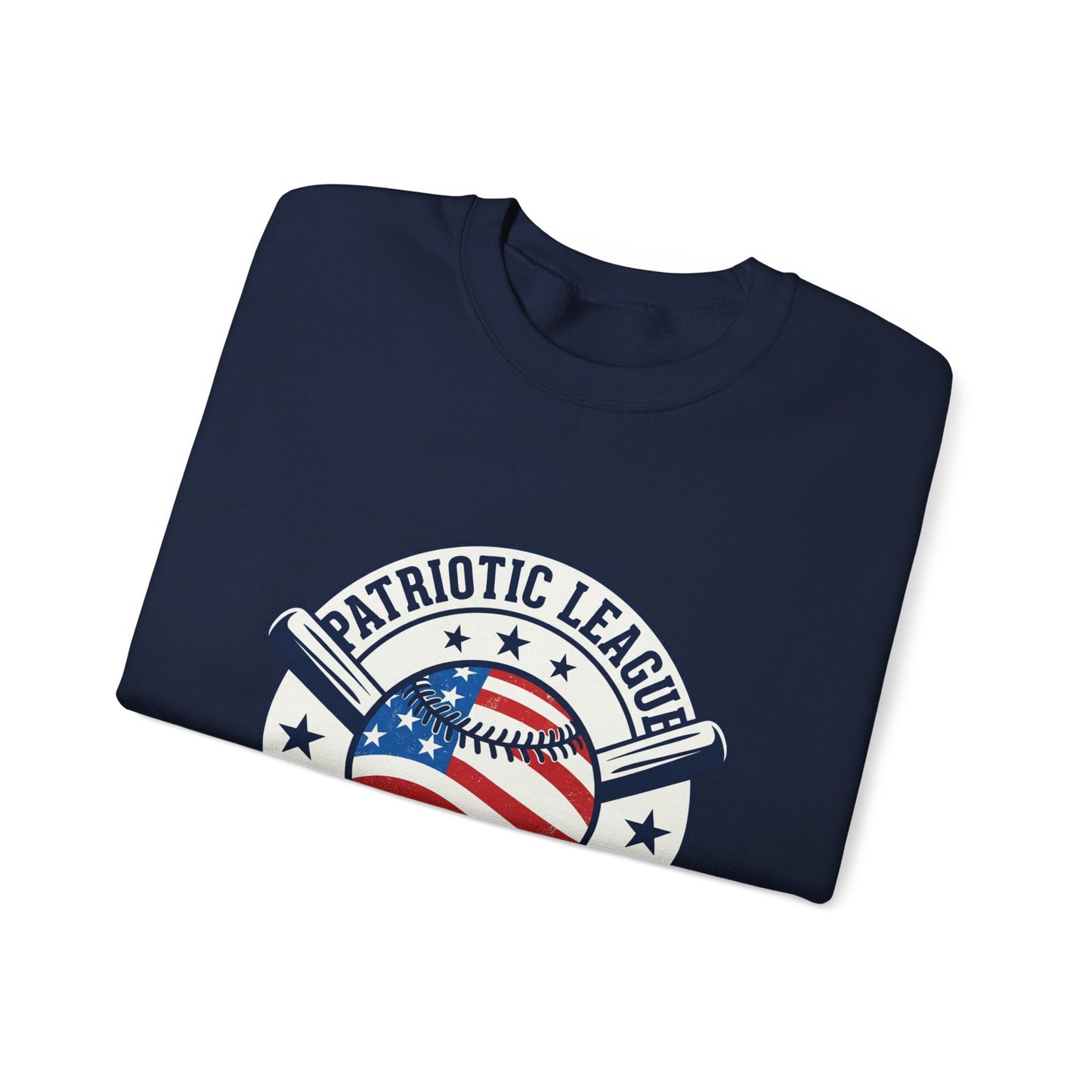 Patriotic Baseball Graphic Sweatshirt | vintage baseball graphic, red white blue shirt