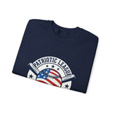 Patriotic Baseball Graphic Sweatshirt | vintage baseball graphic, red white blue shirt