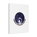 Orbital Problem Solver Canvas | space mission patch, astronaut art, cosmic science