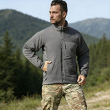 Men's Winter Warm Padded Jacket, Lightweight Hooded Tactical Parka, Outdoor Waterproof Windproof Cold-Weather Hiking Jacket.