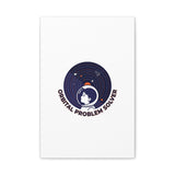 Orbital Problem Solver Canvas | space mission patch, astronaut art, cosmic science