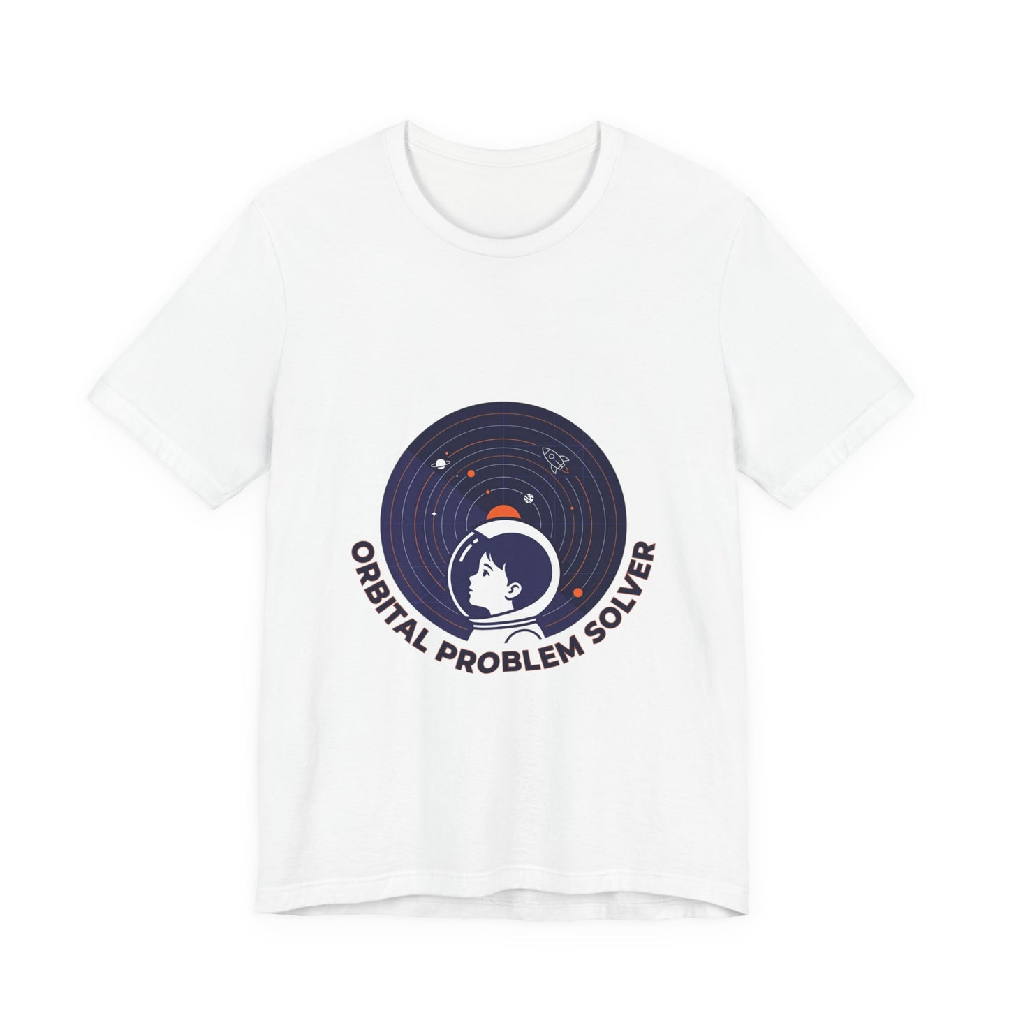 Orbital Problem Solver Tee | mission patch, astronaut science nerd