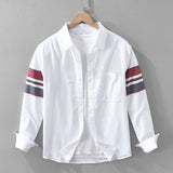 Mens Stylish Casual Versatile And Relaxed-fit Artistic Top