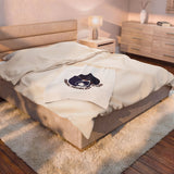 Orbital Problem Solver Velveteen Blanket | space, mission patch, astronaut