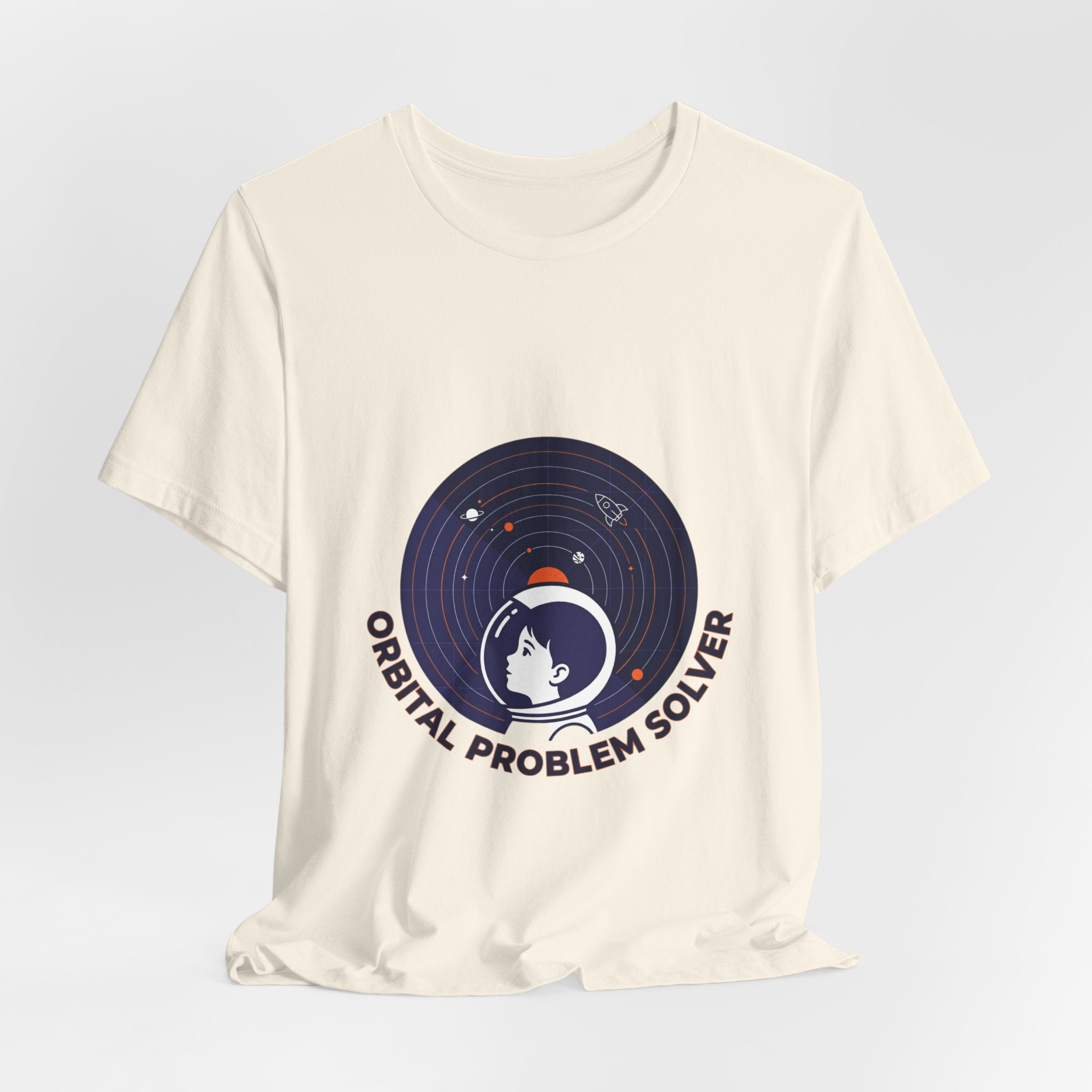 Orbital Problem Solver Tee | mission patch, astronaut science nerd