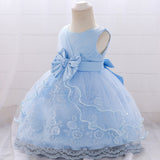 Girls' group one year old dress princess dress print