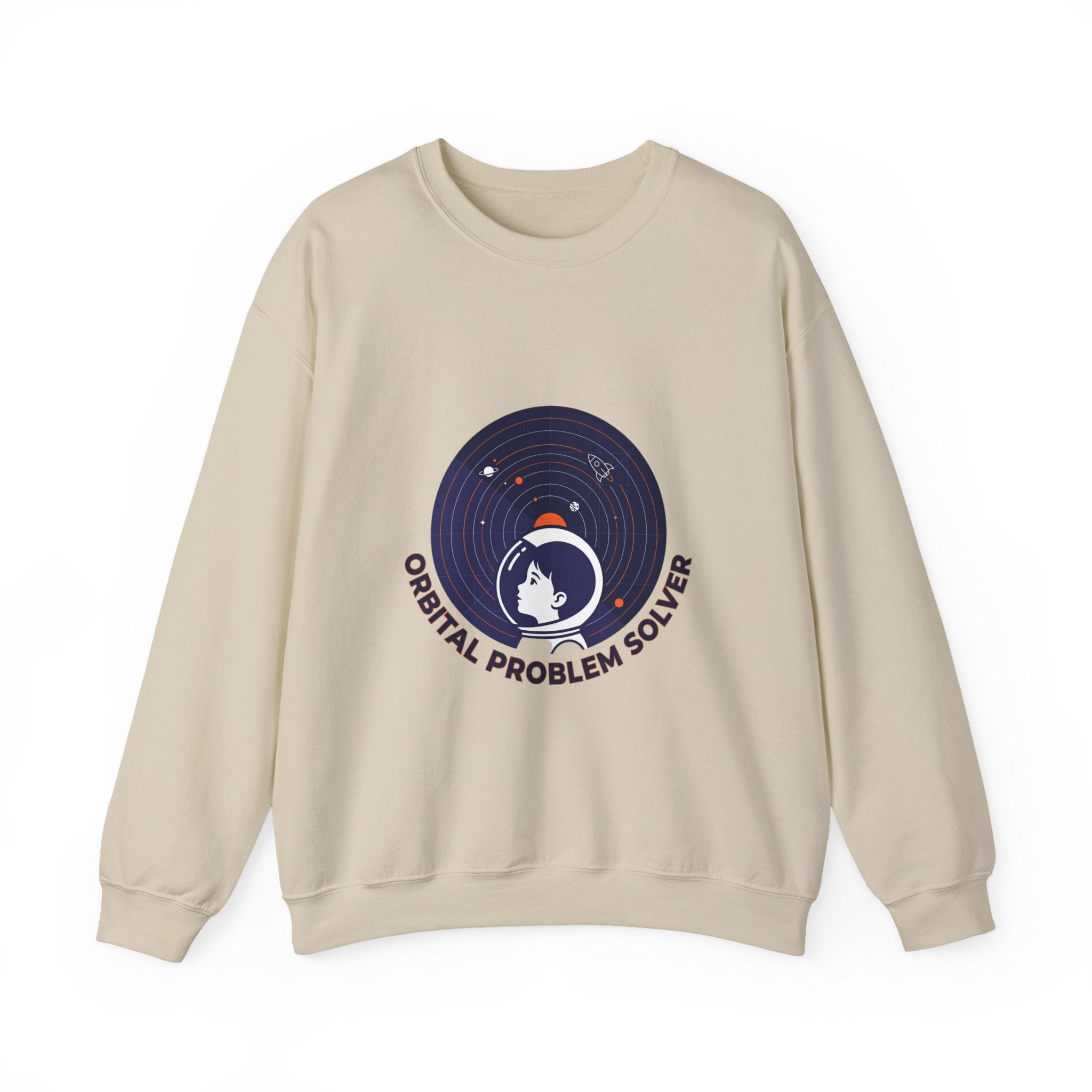 Orbital Problem Solver Sweatshirt | mission patch, space science nerd