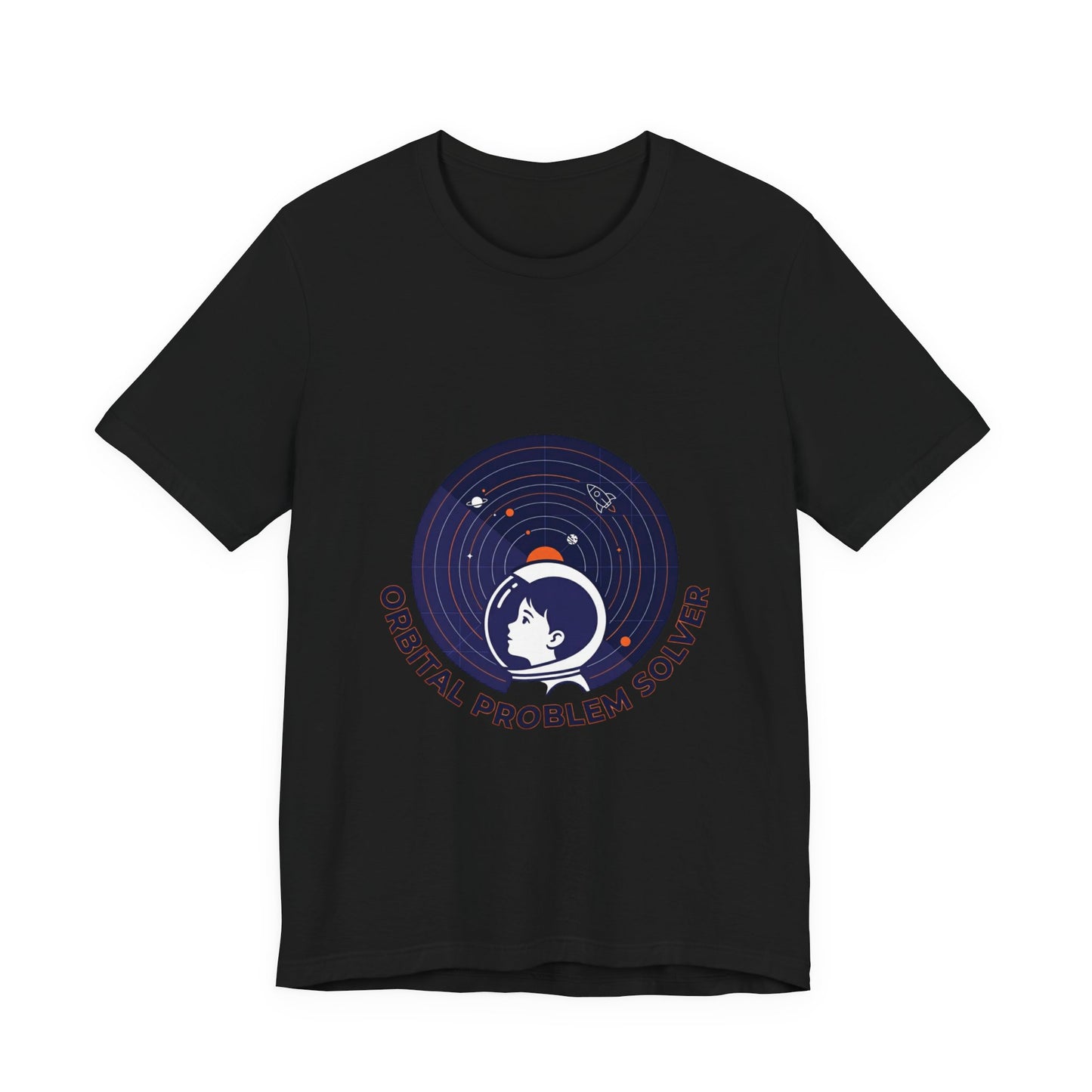 Orbital Problem Solver Tee | mission patch, astronaut science nerd