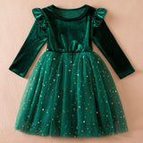 Autumn And Winter New Long Sleeved Girls' Dress