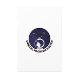 Orbital Problem Solver Canvas | space mission patch, astronaut art, cosmic science