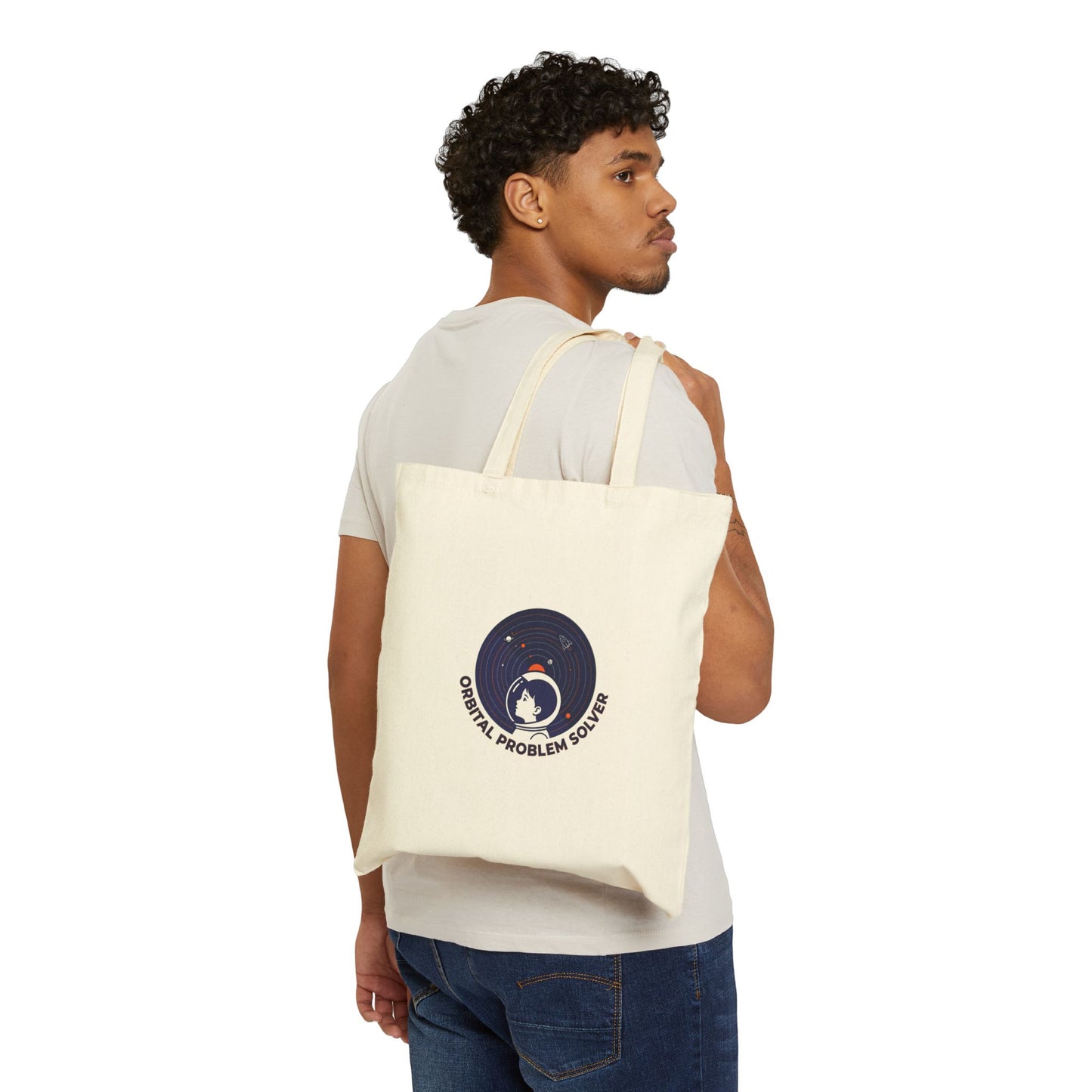 Orbital Problem Solver Tote | space mission patch, astronaut, science nerd