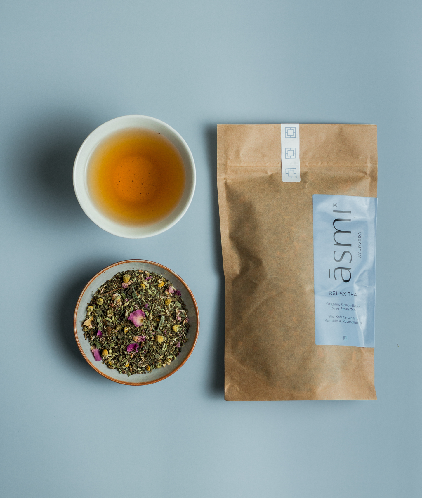 Relax Tee/Roseva Bloom- Öko Paper Bag