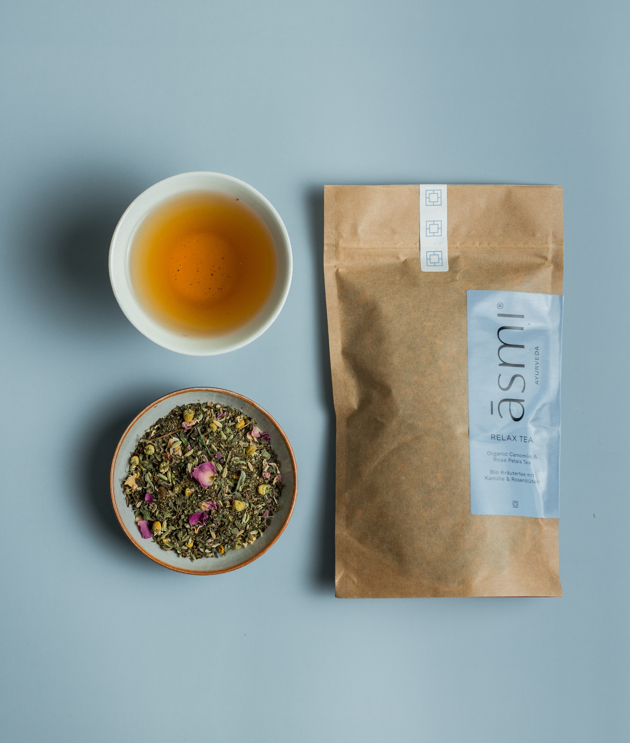 Relax Tee/Roseva Bloom- Öko Paper Bag