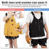 Multi-Pocket Sleeveless Vest, Camping Fishing Work Travel Hiking Shoulder Bag Waistcoat, Unisex Utility Jacket