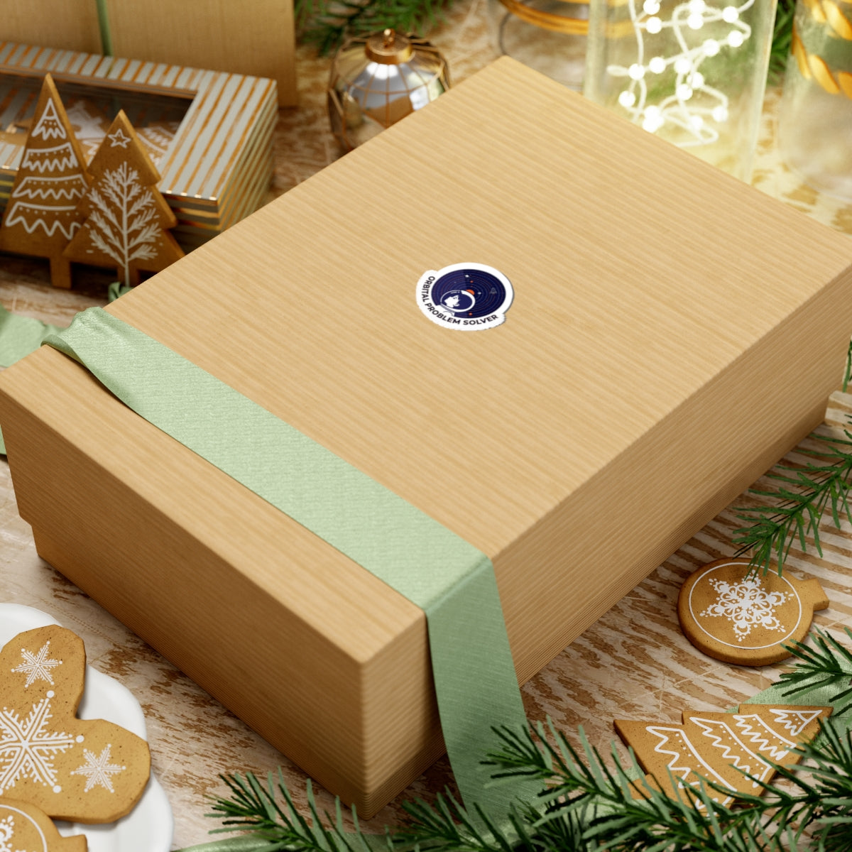 Orbital Problem Solver Kiss-Cut Stickers | mission patch, astronaut, space