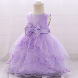 Girls' group one year old dress princess dress print