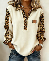European And American Style Knitted Lapel Long-Sleeve Shirt For Women