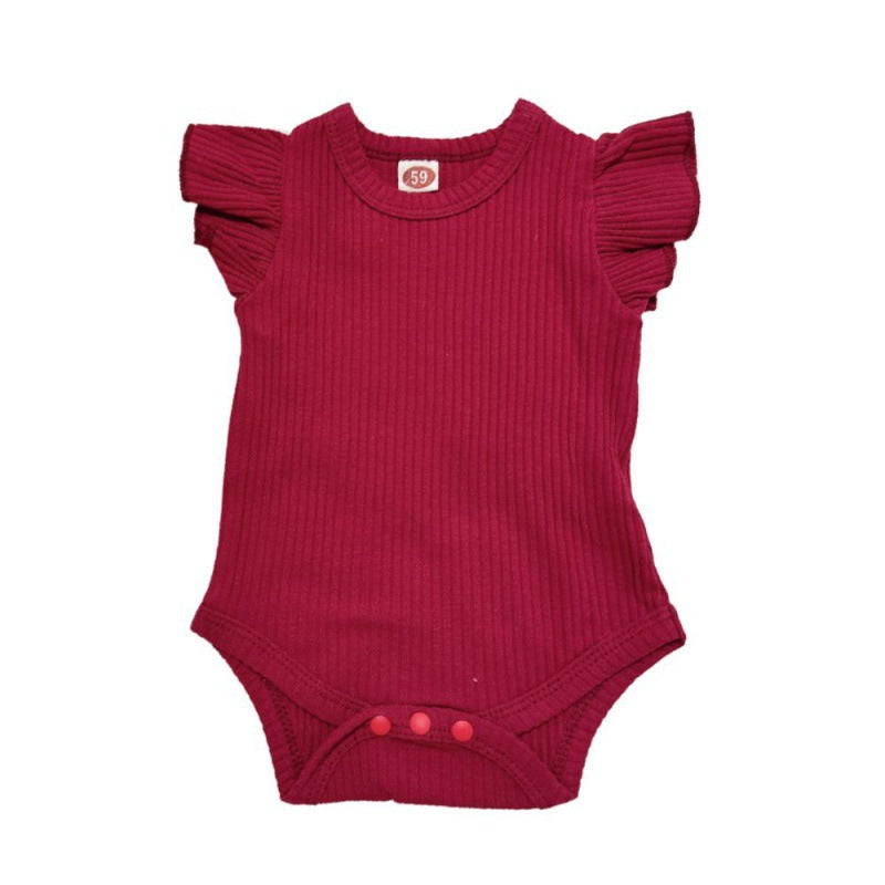 European And American Summer Baby Triangle Rompers