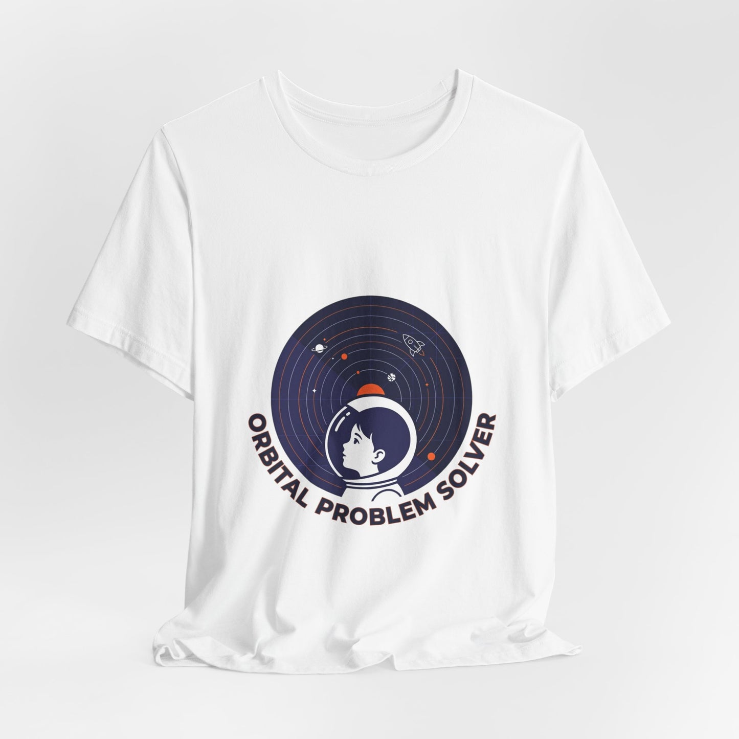 Orbital Problem Solver Tee | mission patch, astronaut science nerd