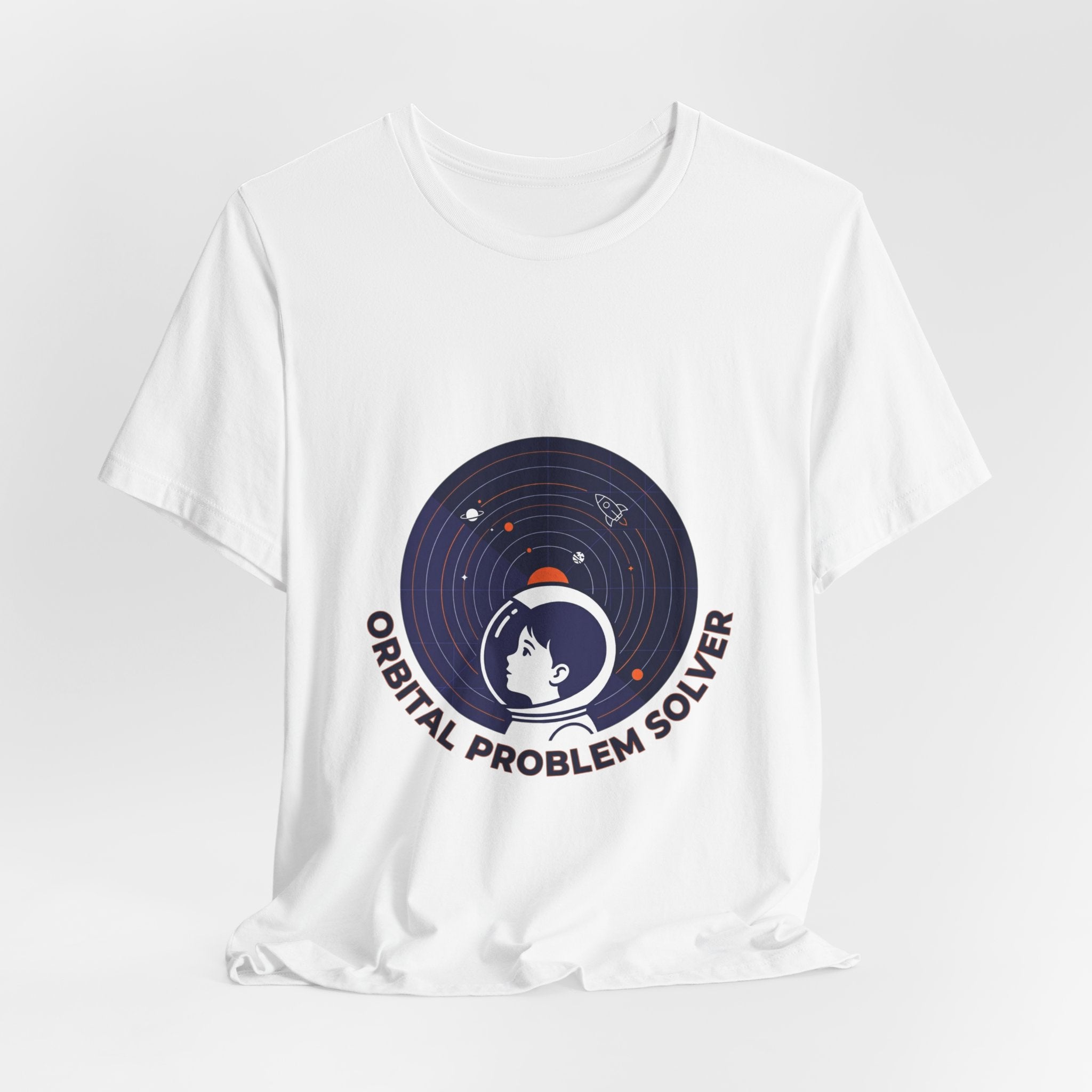Orbital Problem Solver Tee | mission patch, astronaut science nerd
