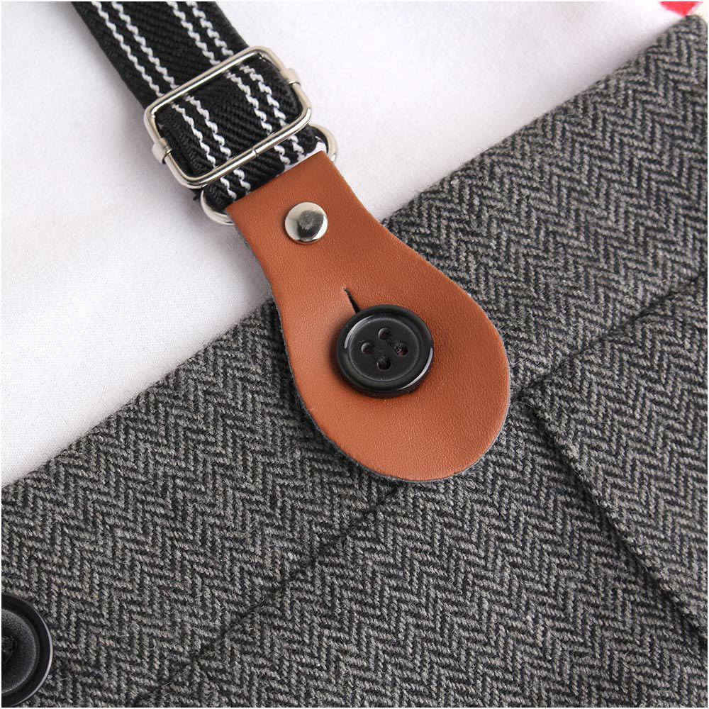 New Spring and Autumn Children's Clothing Baby BoysStyle Vest Romper with Gentleman Hat, 1st Birthday Outfit Newborn Gentleman Suit