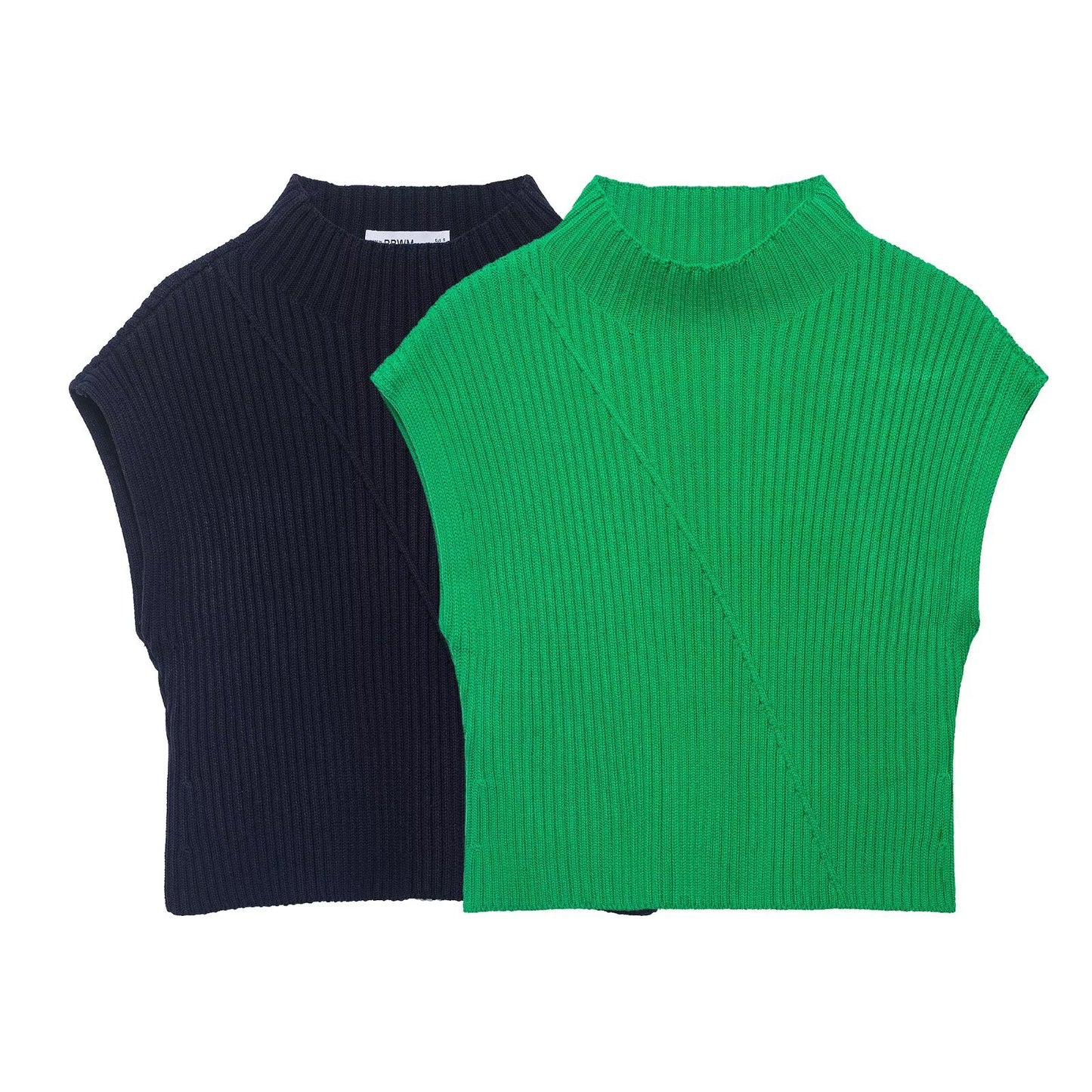 Ribbed Knitted Vest Women's Spring