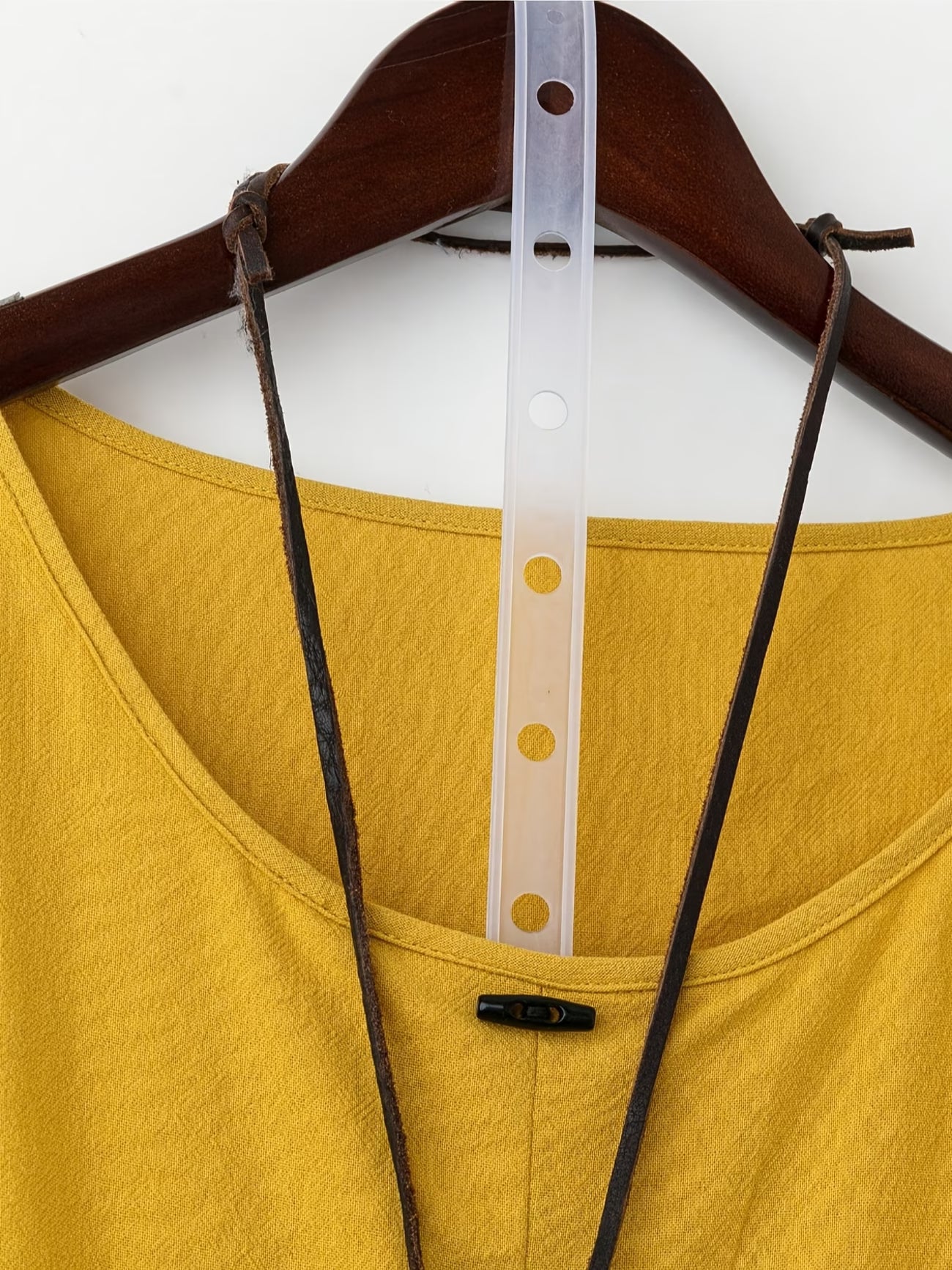 Asymmetrical Hem Long Mixed Linen Sleeve Shirt, Spring/Summer Style