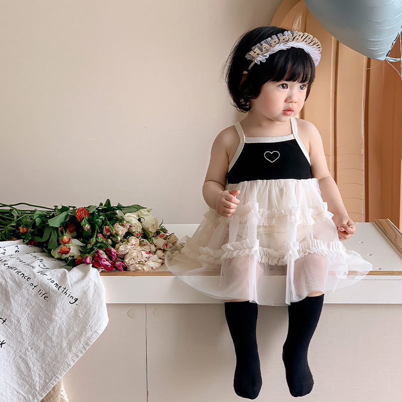 Sling Princess Mesh Jumpsuit Hundred Days
