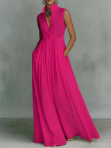 Long Vacation-style French-colored Dress