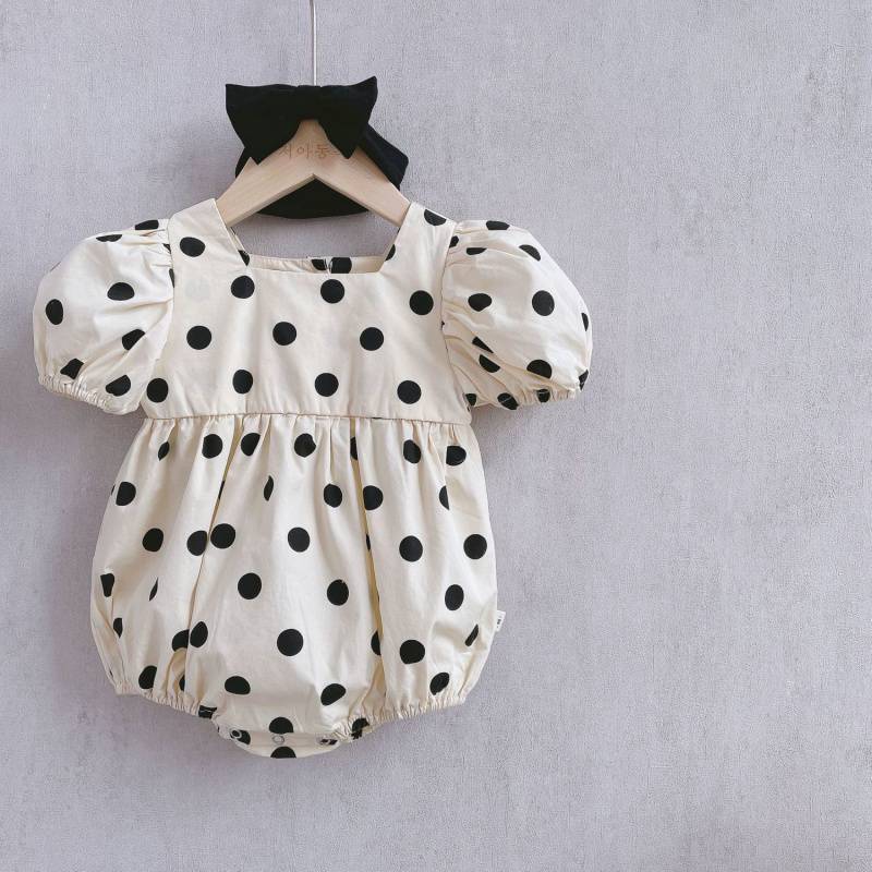 Girl Cute Children's Clothes Polka Dot Princess Romper