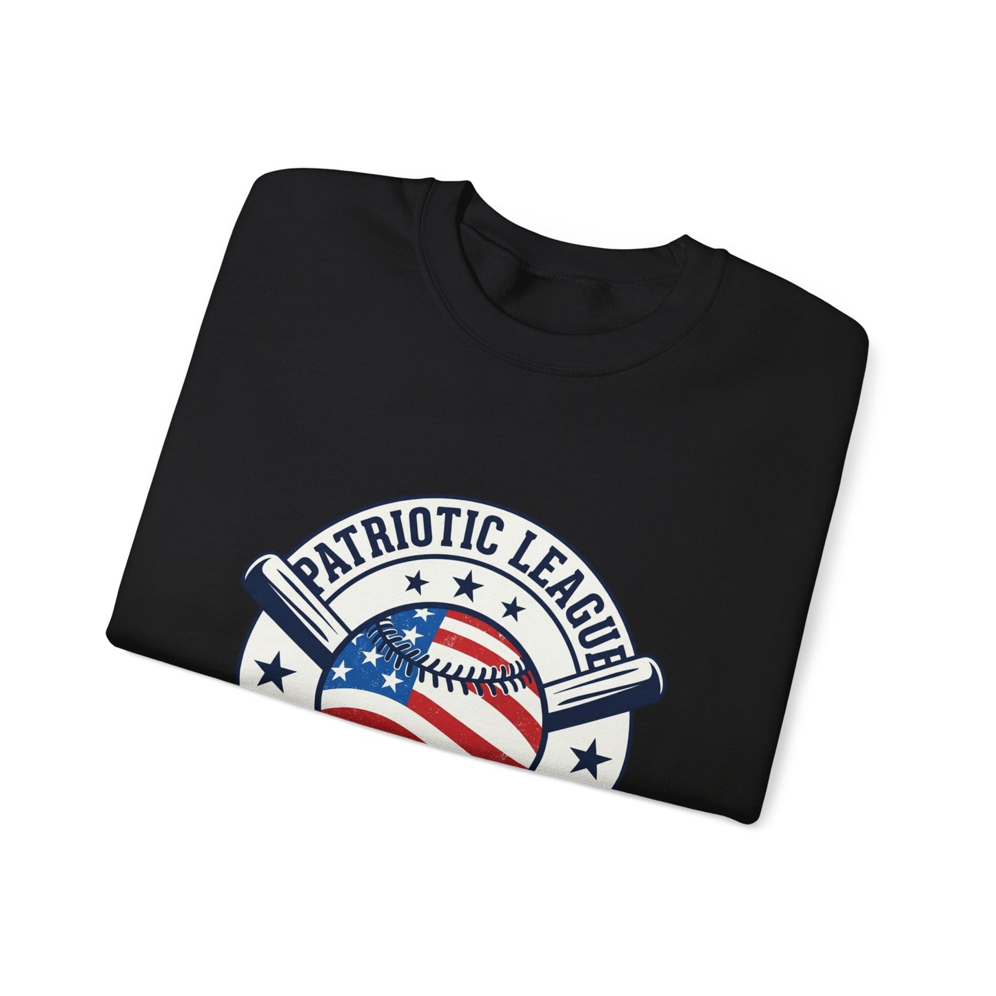 Patriotic Baseball Graphic Sweatshirt | vintage baseball graphic, red white blue shirt