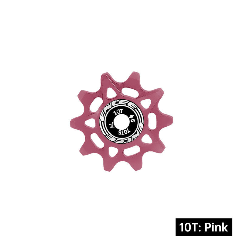 Bicycle Rear Derailleur Jockey Wheel Ceramic Bearing Aluminum Alloy 10T 12T 14T 16T Positive Negative Tooth for MTB Road Bike