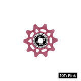 Bicycle Rear Derailleur Jockey Wheel Ceramic Bearing Aluminum Alloy 10T 12T 14T 16T Positive Negative Tooth for MTB Road Bike