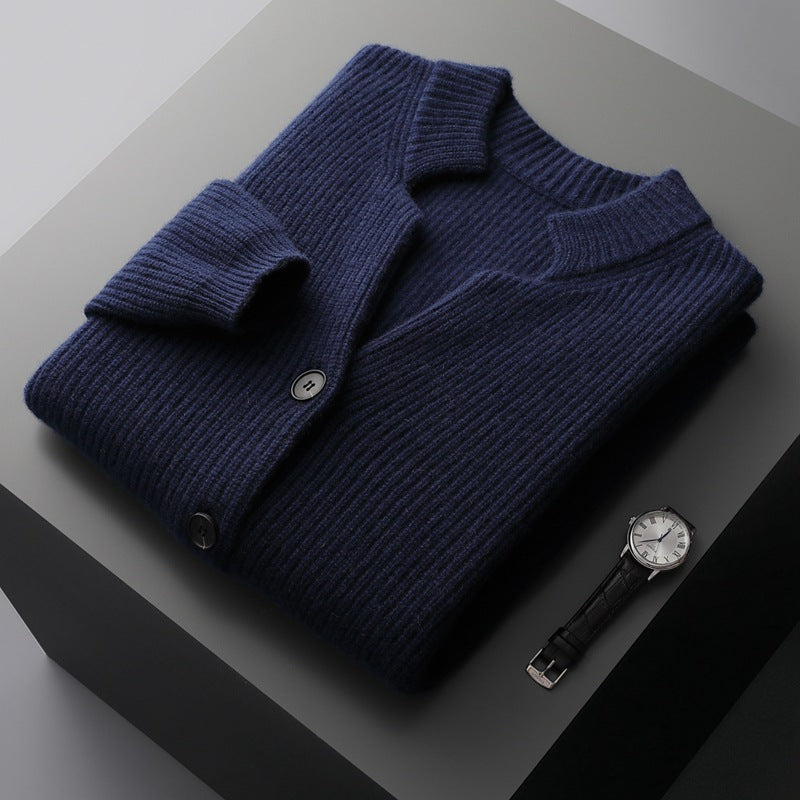 Men's Loose Casual Sweater Cardigan Coat