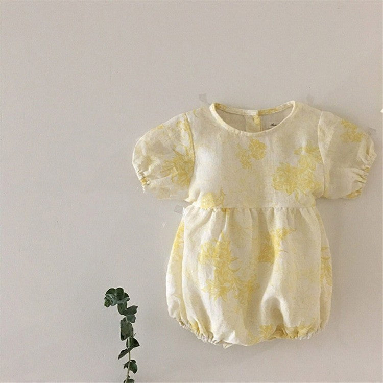 Baby Bag Fart Clothes With Cap One-Piece Sweet Romper