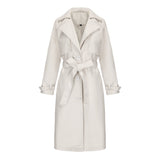 SpringAutumn Womens Trench Coat Long Loose Jacket