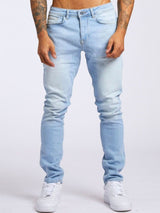 New Mens Slim-fit Denim Trousers