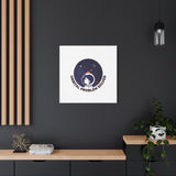 Orbital Problem Solver Canvas | space mission patch, astronaut art, cosmic science