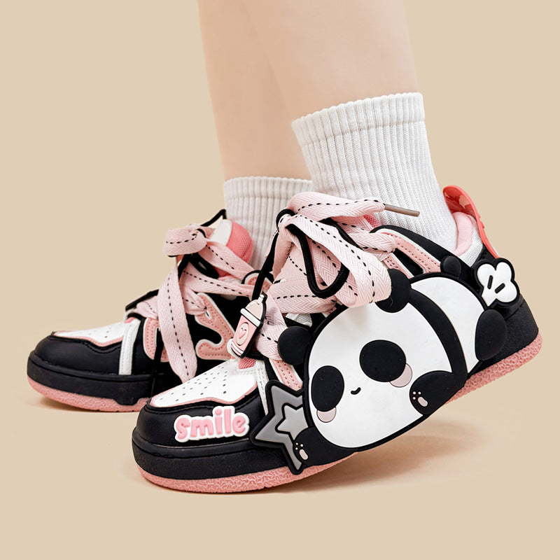 Casual Sports Skate Shoes Female Dopamine