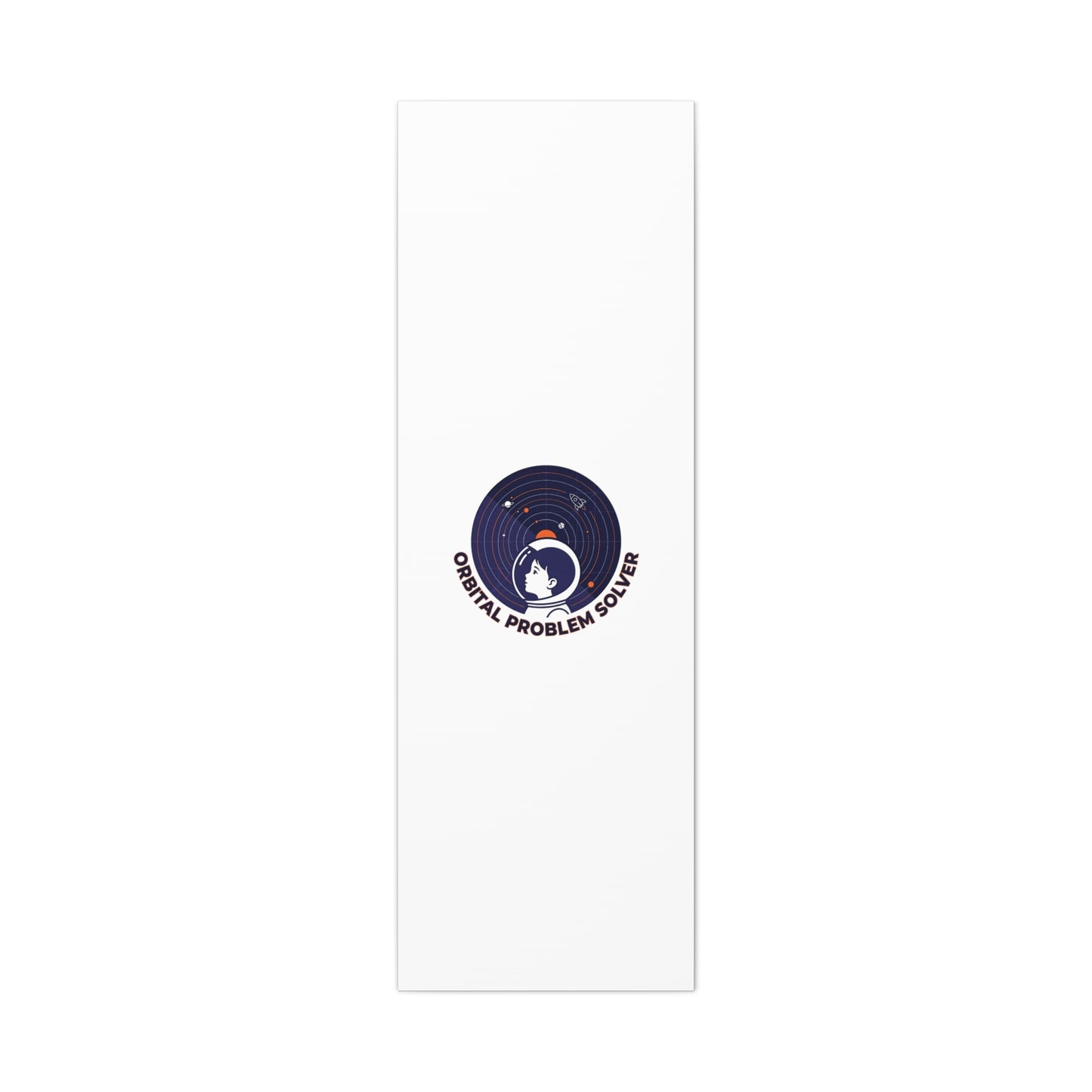 Orbital Problem Solver Canvas | space mission patch, astronaut art, cosmic science