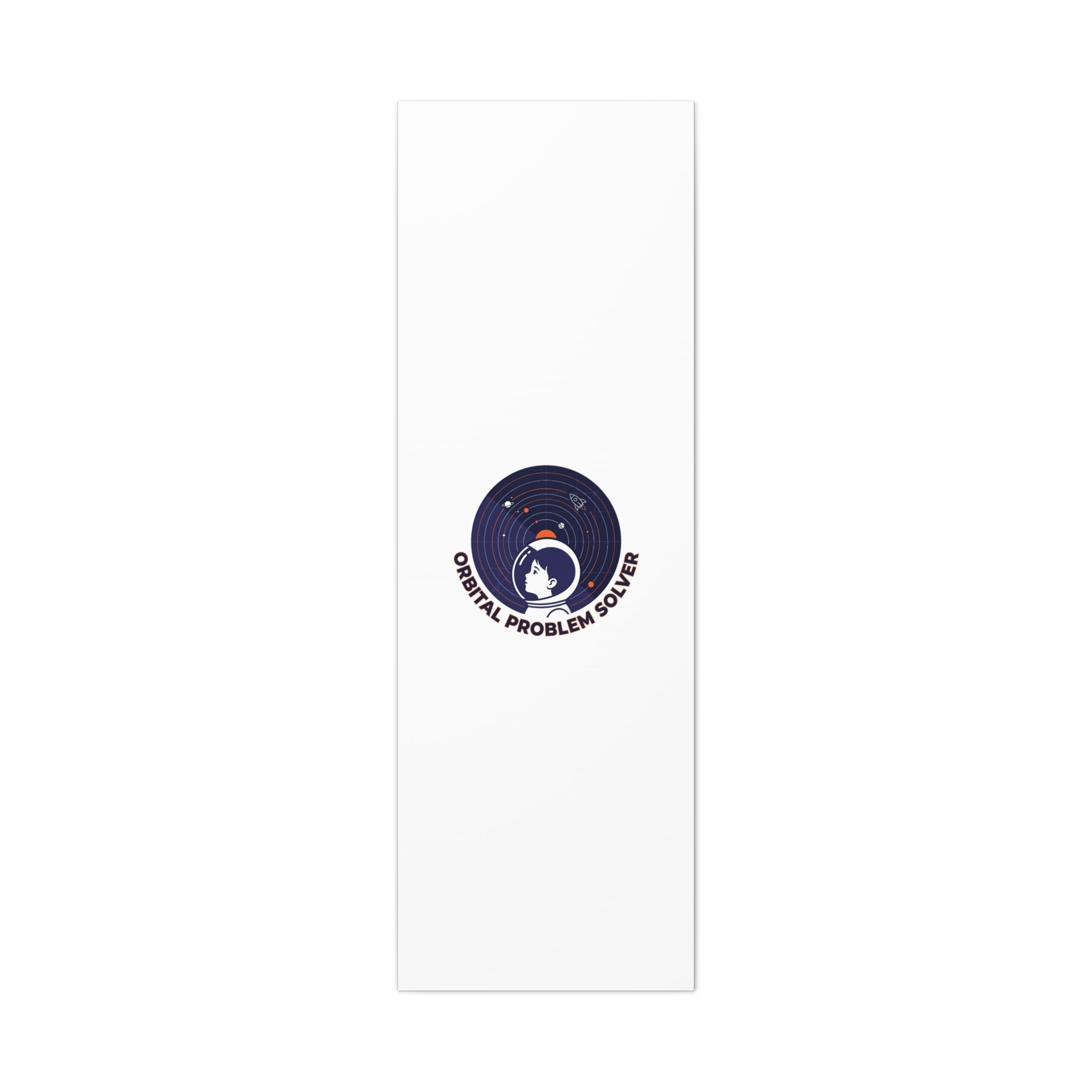 Orbital Problem Solver Canvas | space mission patch, astronaut art, cosmic science