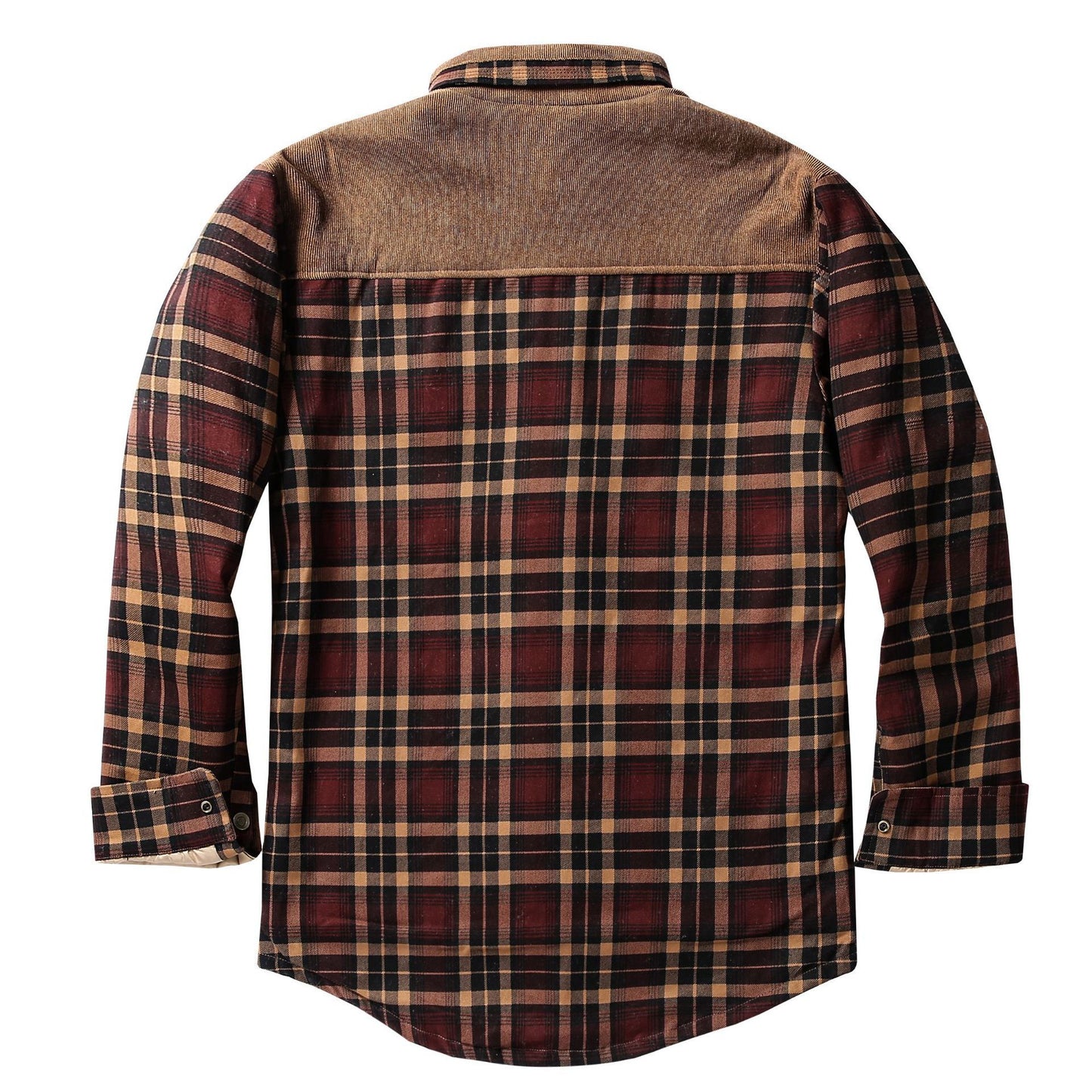 European-size Plaid Shirt Mens Outerwear